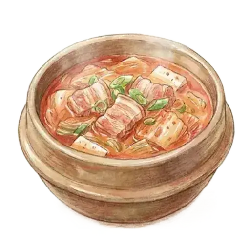 김치찌개 완성 사진
