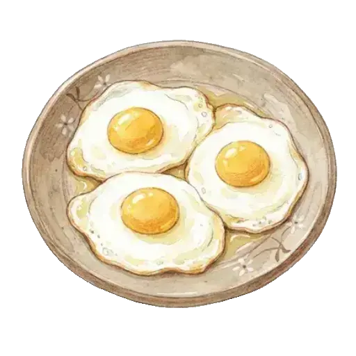 들기름 달걀프라이 완성 사진