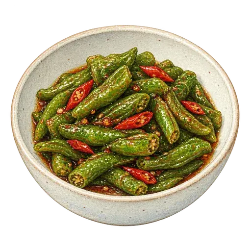 꽈리고추볶음 완성 사진