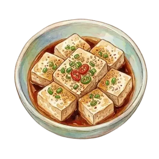 두부조림 완성 사진