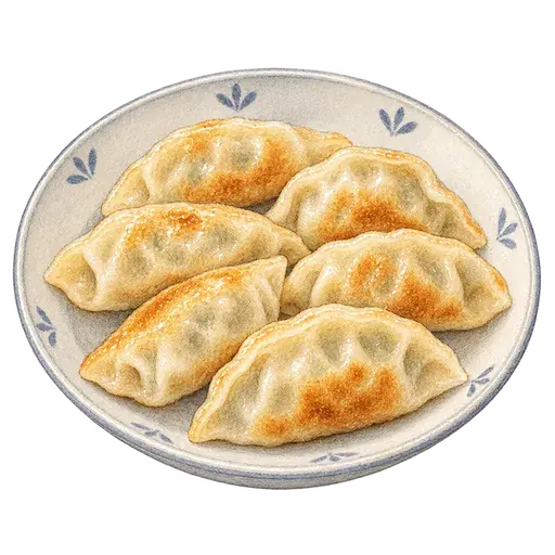 간편냉동만두 완성 사진