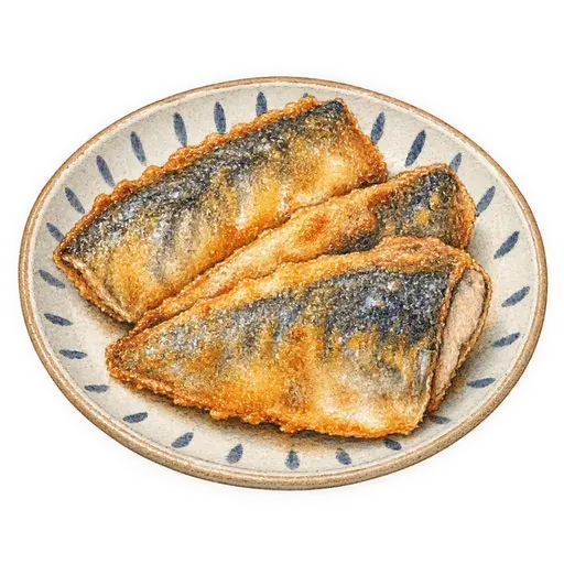 고등어통조림 구이 완성 사진