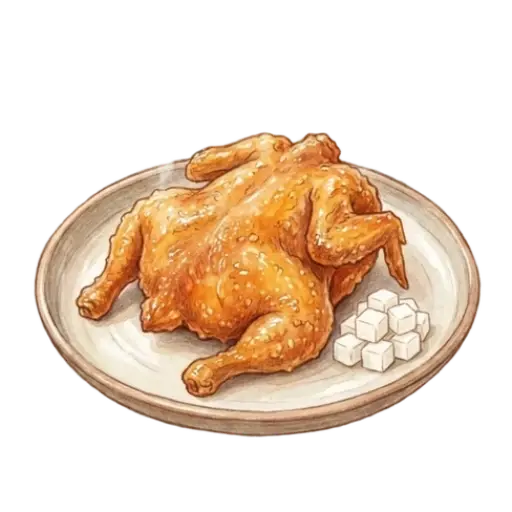 옛날통닭 완성 사진