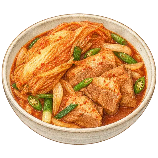 돼지고기 묵은지찜 완성 사진