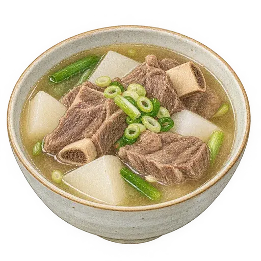갈비탕 완성 사진