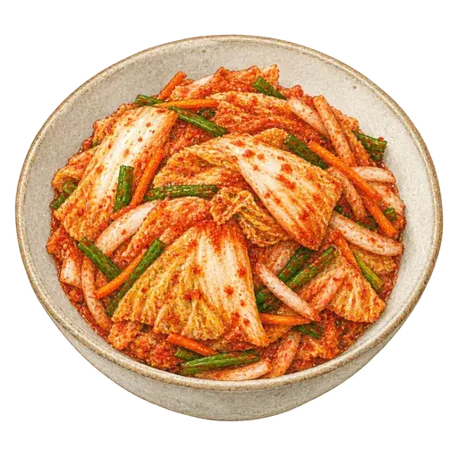 겉절이 김치 완성 사진