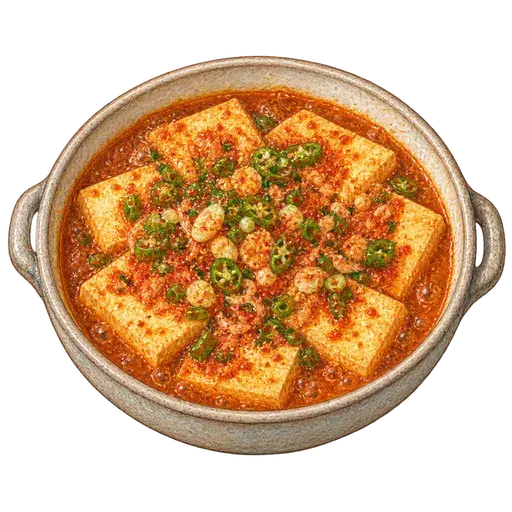 냄비 두부조림 완성 사진