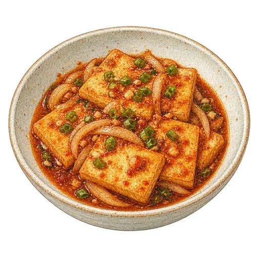 반찬용 두부조림 완성 사진
