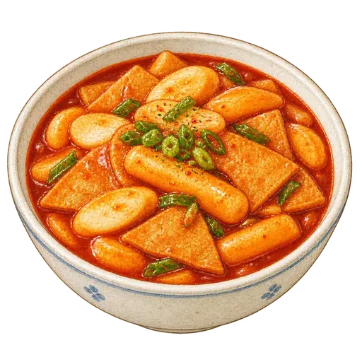 기본 떡볶이 완성 사진