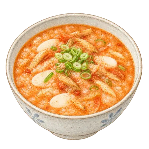 해장죽 완성 사진