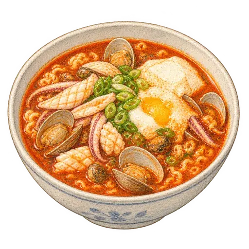 임성탕면 완성 사진