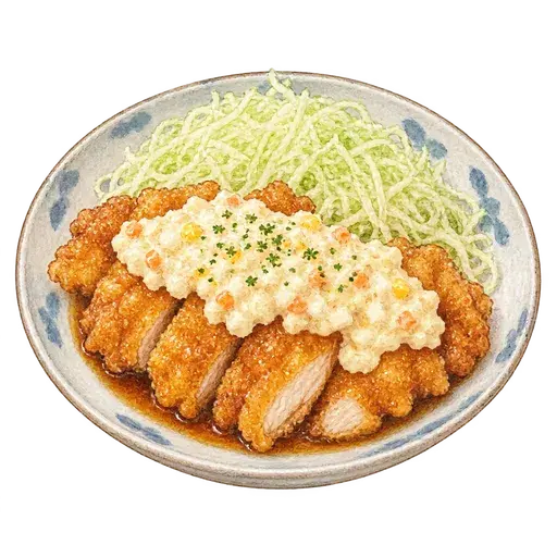 치킨난반 완성 사진